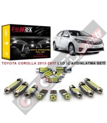Toyota Corolla 2013-2017 LED İç Aydınlatma Ampul Seti FEMEX Parlak Beyaz