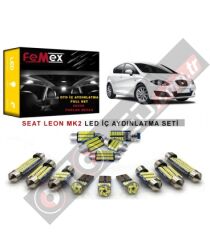 Seat Leon MK2 LED İç Aydınlatma Ampul Seti FEMEX Parlak Beyaz