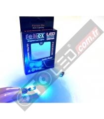 FEMEX Premium 10'lu T5 Led 3030 Chipset 3smd Mini Led Ampul Turkuaz