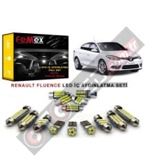 Renault Fluence LED İç Aydınlatma Ampul Seti FEMEX Parlak Beyaz