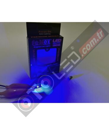 FEMEX Premium 10'lu T5 Led 3030 Chipset 3smd Mini Led Ampul Mavi