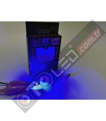 FEMEX Premium 10'lu T5 Led 3030 Chipset 3smd Mini Led Ampul Mavi