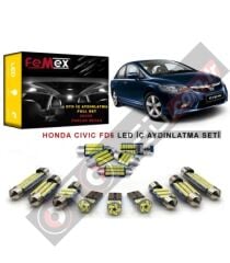Honda Civic FD6 LED İç Aydınlatma Ampul Seti FEMEX Parlak Beyaz