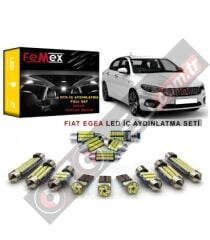 Fiat Egea LED İç Aydınlatma Ampul Seti FEMEX Parlak Beyaz