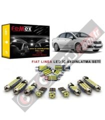 Fiat Linea LED İç Aydınlatma Ampul Seti FEMEX Parlak Beyaz
