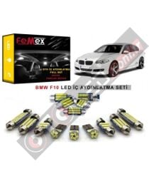 BMW F10 5 Serisi LED İç Aydınlatma Ampul Seti FEMEX Parlak Beyaz