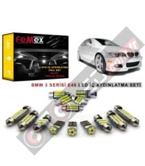 BMW E46 3 Serisi İç Aydınlatma Ampul Seti FEMEX Parlak Beyaz