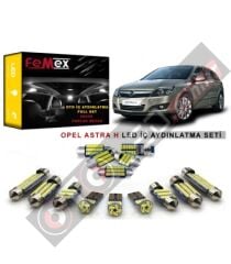 Opel Astra H LED İç Aydınlatma Ampul Seti FEMEX Parlak Beyaz