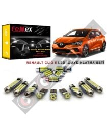 Renault Clio 5 LED İç Aydınlatma Ampul Seti FEMEX Parlak Beyaz
