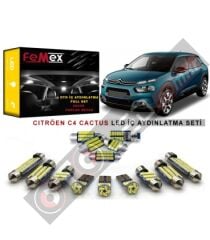 Citröen C4 Cactus LED İç Aydınlatma Ampul Seti FEMEX Parlak Beyaz