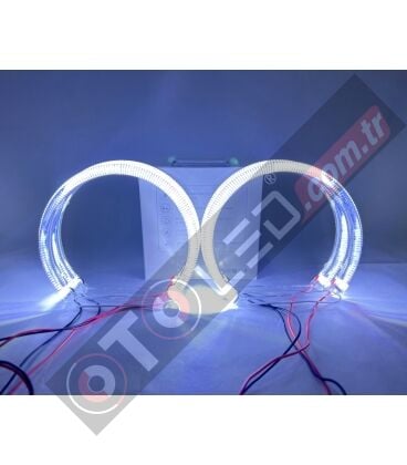 BMW Angel Eyes 131mm 4 Adet Angel Halka Cree Led  12V