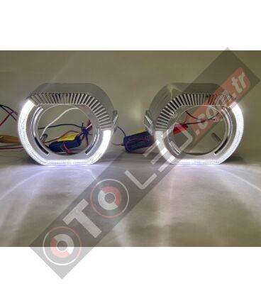Bi-Xenon 2,5 Inc Cree Gündüz Led Halkalı Mercek Kapağı Model 103
