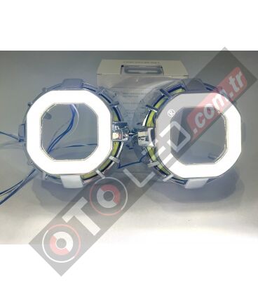 Bi-Xenon 2,5 Inc Cree Gündüz Led Halkalı Mercek Kapağı Model 102