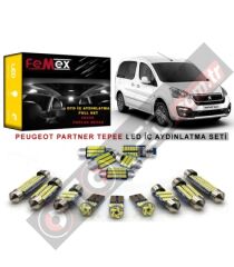 Peugeot Partner Tepee LED İç Aydınlatma Ampul Seti FEMEX Parlak Beyaz