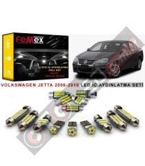 Volkswagen Jetta MK5 2006-2010 LED İç Aydınlatma Ampul Seti FEMEX Parlak Beyaz