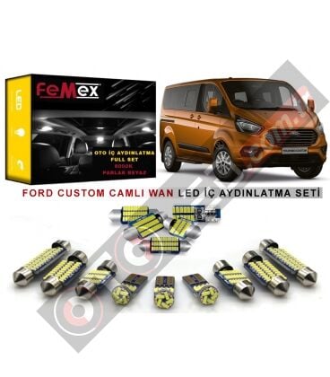Ford Custom Hususi İç Aydınlatma Ampul Seti FEMEX Parlak Beyaz