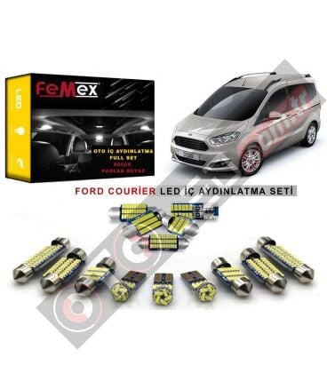 Ford Courier LED İç Aydınlatma Ampul Seti FEMEX Parlak Beyaz