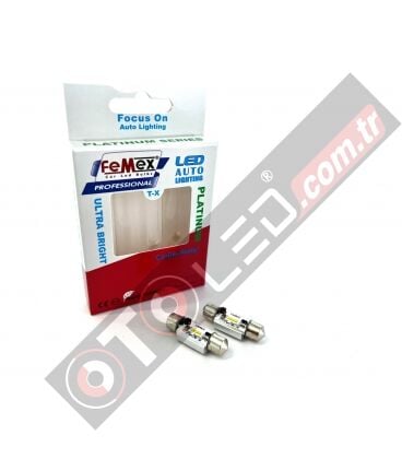 FEMEX Platinum 36mm Sofit Led Ampul CSP Chipset Aktif Canbus
