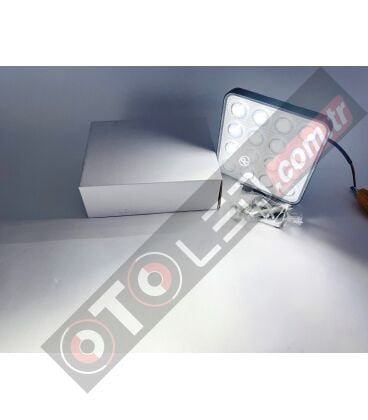 Kare Çalışma Lambası Beyaz 48Watt