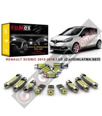 Renault Scenic LED İç Aydınlatma Ampul Seti FEMEX Parlak Beyaz