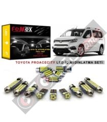 Toyota ProaceCity LED İç Aydınlatma Ampul Seti FEMEX Parlak Beyaz