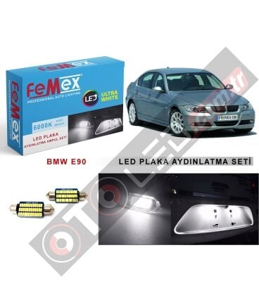 Bmw E90 Led Plaka Aydınlatma Ampul Seti Femex Parlak Beyaz