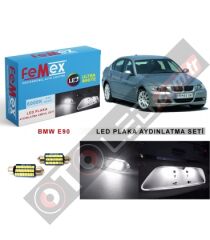 Bmw E90 Led Plaka Aydınlatma Ampul Seti Femex Parlak Beyaz