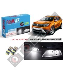 Dacia Duster Led Plaka Aydınlatma Ampul Seti Femex Parlak Beyaz