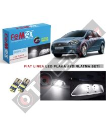 Fiat Linea Led Plaka Aydınlatma Ampul Seti Femex Parlak Beyaz