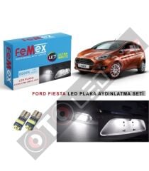 Ford Fiesta Led Plaka Aydınlatma Ampul Seti Femex Parlak Beyaz
