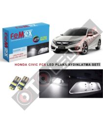 Honda Civic Fc5 Led Plaka Aydınlatma Ampul Seti Femex Parlak Beyaz