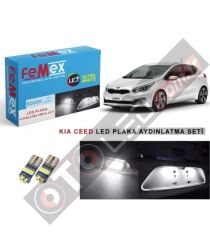 Kia Ceed Led Plaka Aydınlatma Ampul Seti Femex Parlak Beyaz