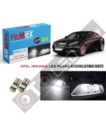 Opel İnsignia Led Plaka Aydınlatma Ampul Seti Femex Parlak Beyaz