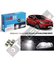Renault Clio Led Plaka Aydınlatma Ampul Seti Femex Parlak Beyaz
