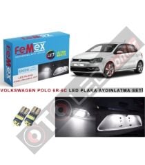 Volkswagen Polo 6r 6c Led Plaka Aydınlatma Ampul Seti Femex Parlak Beyaz
