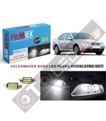 Volkswagen Bora Led Plaka Aydınlatma Ampul Seti Femex Parlak Beyaz