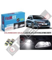 Volkswagen Golf 7 Led Plaka Aydınlatma Ampul Seti Femex Parlak Beyaz