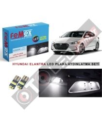 Hyundai Elantra Led Plaka Aydınlatma Ampul Seti Femex Parlak Beyaz