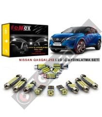 Nissan Qashqai J12 LED İç Aydınlatma Ampul Seti FEMEX Parlak Beyaz