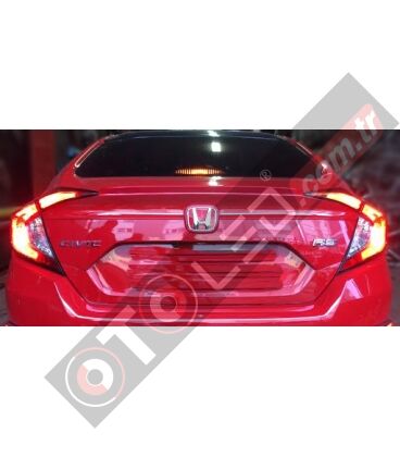 Honda Civic FC5 Stop ve 3. Stop Led Ampulleri Femex Kırmızı Renk