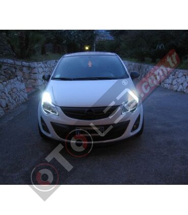 Opel Corsa D LED Gündüz Aydınlatma Ampulu Beyaz FEMEX Platinum T20