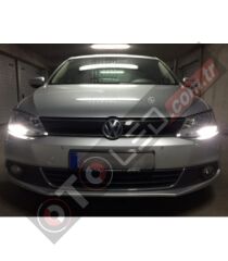 Volkswagen Jetta MK6 Beyaz Led Gündüz Far Aydınlatma Ampulu FEMEX P21W