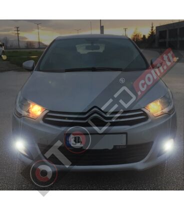 Citröen C4 Led Gündüz Aydınlatma Ampulu FEMEX Turuncu P21W