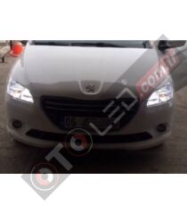 Peugeot 301 Beyaz Gündüz Led Aydınlatma Ampulu FEMEX Premium T20