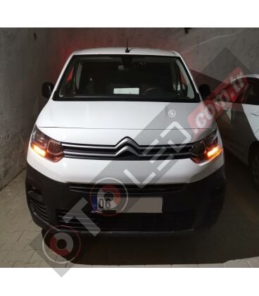 Citröen Berlingo Turuncu Led Gündüz Farı Aydınlatma Ampulu FEMEX W21W