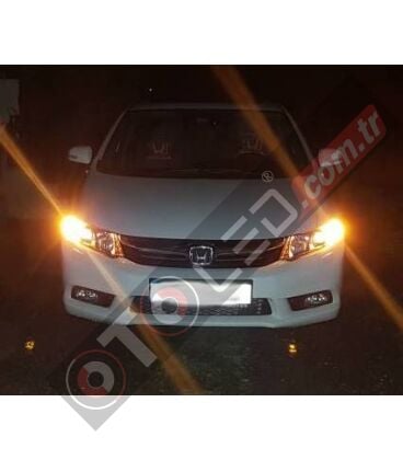 Honda Civic FB7 Turuncu Gündüz Ledi DRL Led FEMEX Premium