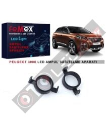 Peugeot 3008 Araçlar için Kısa Far Tutucu Led Ampul Sabitleme Aparatı