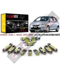 Honda Jazz 2001-2007 1. Nesil LED İç Aydınlatma Ampul Seti FEMEX Parlak Beyaz