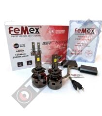 Femex GT Nano Plus Csp LUMILED ROYAL Chipset Radyatör Soğutmalı H7 Led Xenon Far Ampulu