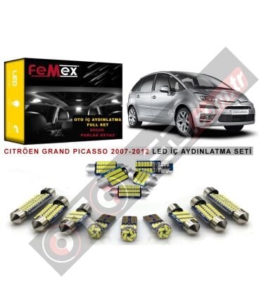 Citröen Grand Picasso 2007-2012 İç Aydınlatma Ampul Seti FEMEX Parlak Beyaz